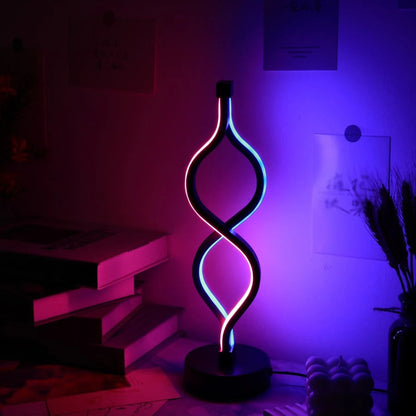 Lampe de Chevet LED Design en Acrylique et Métal