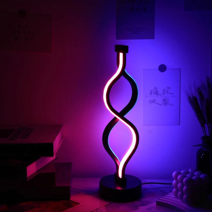 Lampe de Chevet LED Design en Acrylique et Métal