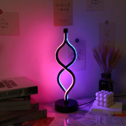 Lampe de Chevet LED Design en Acrylique et Métal