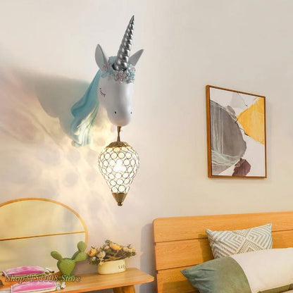 Lampe de Chevet Licorne pour Chambre Enfant