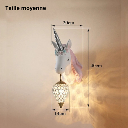 Lampe de Chevet Licorne pour Chambre Enfant