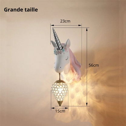 Lampe de Chevet Licorne pour Chambre Enfant