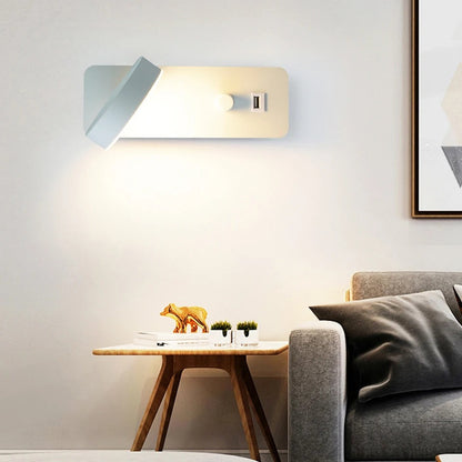 Lampe de Chevet Liseuse Design avec Port USB