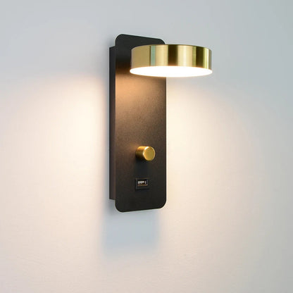 Lampe de Chevet Liseuse Design avec Port USB