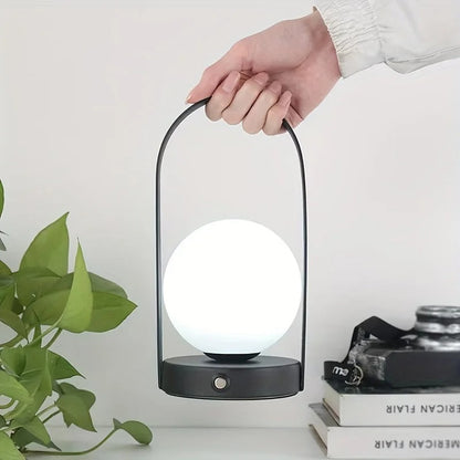 Lampe de Chevet Métal Rechargeable Sans Fil