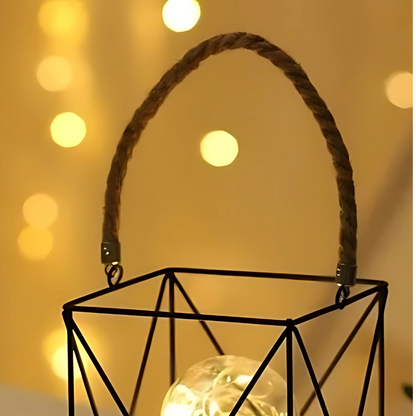 Lampe de Chevet en Métal Noir – Style Industriel