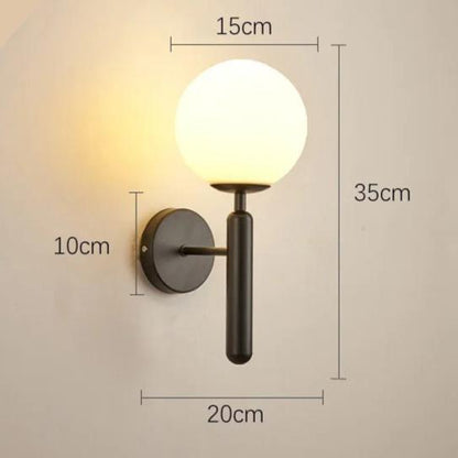 Lampe de Chevet Murale Dorée – Design Élégant