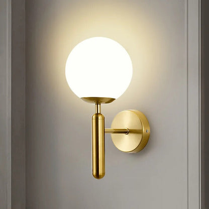Lampe de Chevet Murale Dorée – Design Élégant