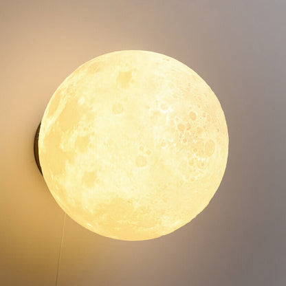 Lampe Murale Astronaute avec Globe Lunaire