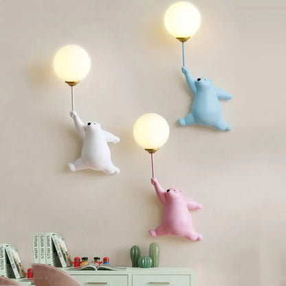 Applique Murale Ours pour Chambre d'Enfant