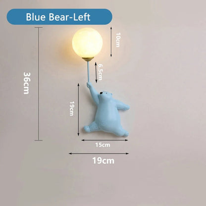 Applique Murale Ours pour Chambre d'Enfant