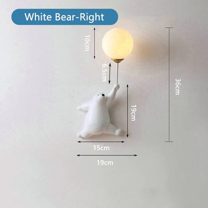 Applique Murale Ours pour Chambre d'Enfant