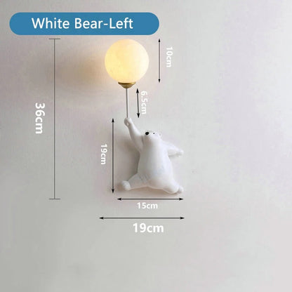 Applique Murale Ours pour Chambre d'Enfant