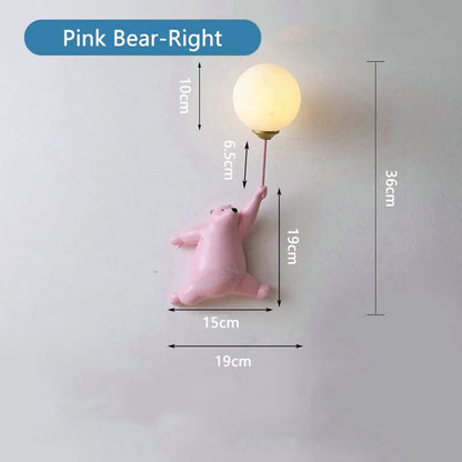 Applique Murale Ours pour Chambre d'Enfant