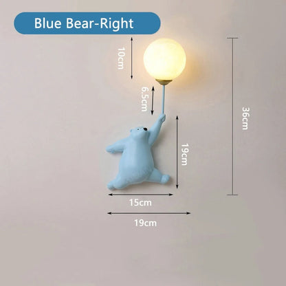 Applique Murale Ours pour Chambre d'Enfant
