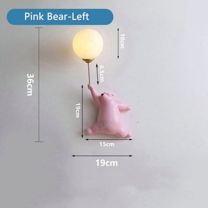 Applique Murale Ours pour Chambre d'Enfant