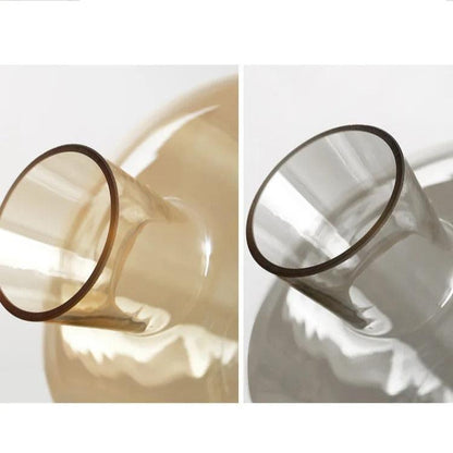Lampe de Chevet en Ciment et Verre – Style Contemporain