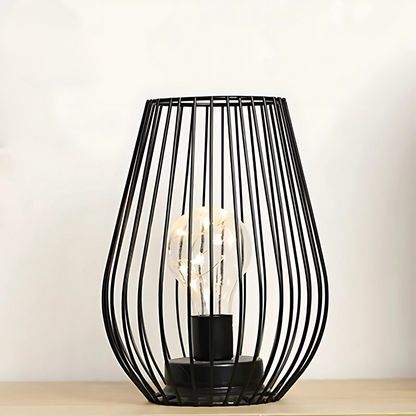 Lot de 2 Lampes de Chevet à Piles – Doré ou Noir
