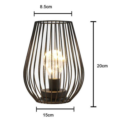 Lot de 2 Lampes de Chevet à Piles – Doré ou Noir