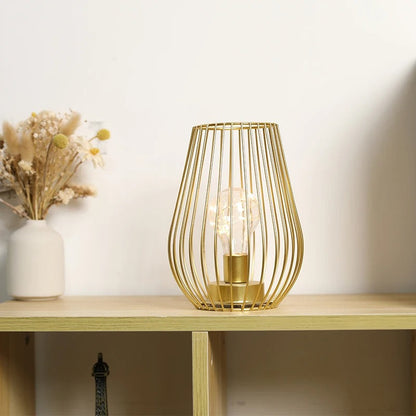 Lot de 2 Lampes de Chevet à Piles – Doré ou Noir