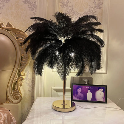 Lampe de Chevet Plume – Élégance et Lumière Douce
