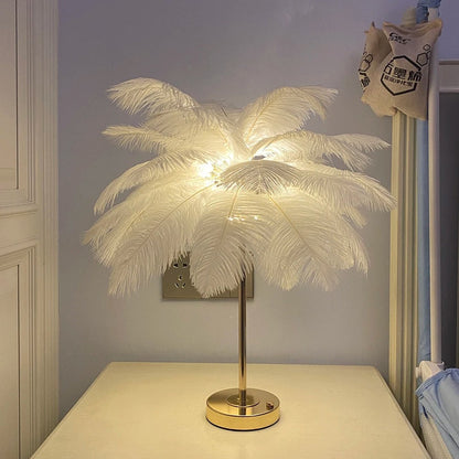 Lampe de Chevet Plume – Élégance et Lumière Douce
