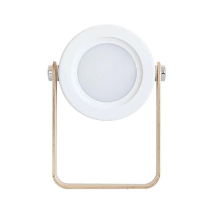 Lampe de Chevet Portable Pliable en Acrylique et Bois