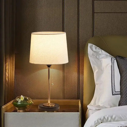 Lampe de Chevet pour Lecture en Métal et Tissu