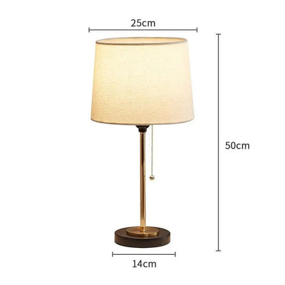 Lampe de Chevet pour Lecture en Métal et Tissu