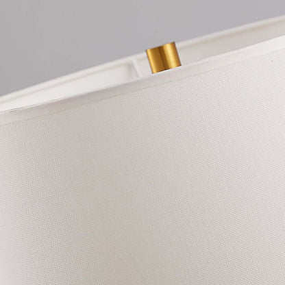 Lampe de Chevet Scandinave en Céramique et Tissu
