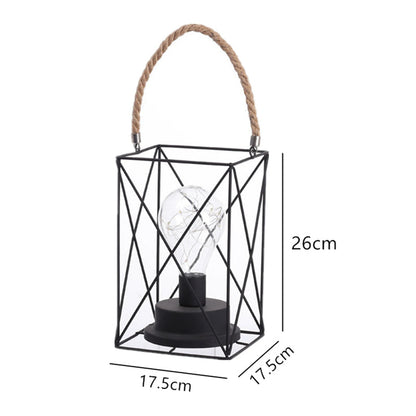 Lampe de Chevet en Métal Noir – Style Industriel