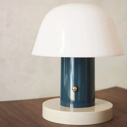 Lampe de Chevet Champignon sur Piles avec Variateur