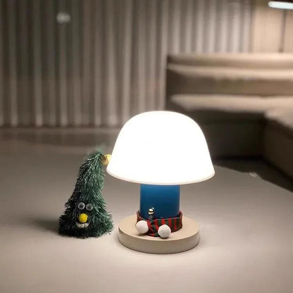 Lampe de Chevet Champignon sur Piles avec Variateur