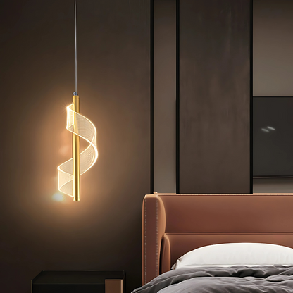 Lampe de Chevet Suspendue au Plafond – Noir ou Doré
