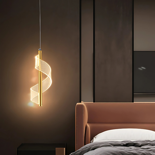 Lampe de Chevet Suspendue au Plafond – Noir ou Doré