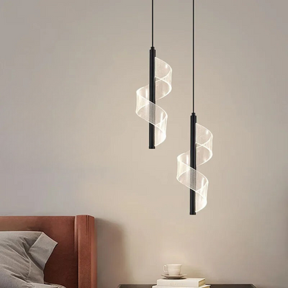 Lampe de Chevet Suspendue au Plafond – Noir ou Doré