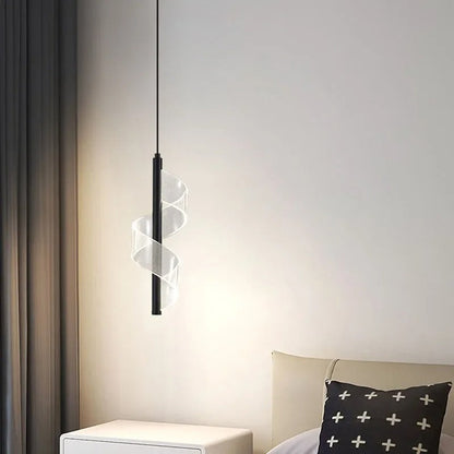 Lampe de Chevet Suspendue au Plafond – Noir ou Doré