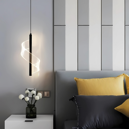 Lampe de Chevet Suspendue au Plafond – Noir ou Doré