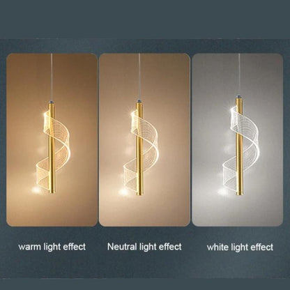 Lampe de Chevet Suspendue au Plafond – Noir ou Doré