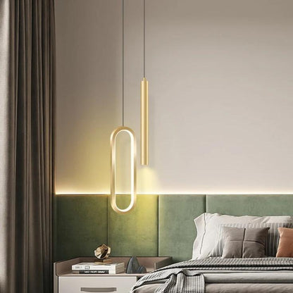 Lampe de Chevet Suspendue au Plafond – Noir ou Doré