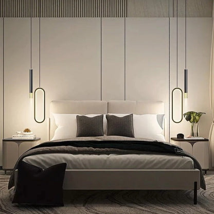 Lampe de Chevet Suspendue au Plafond – Noir ou Doré
