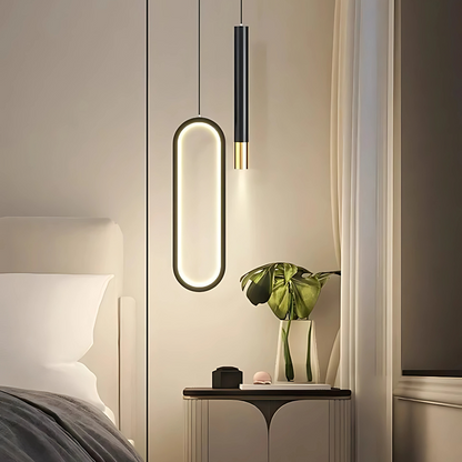 Lampe de Chevet Suspendue au Plafond – Noir ou Doré