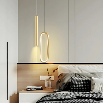 Lampe de Chevet Suspendue au Plafond – Noir ou Doré