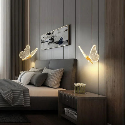 Lampe Suspension Papillon – Luminaire Décoratif Poétique