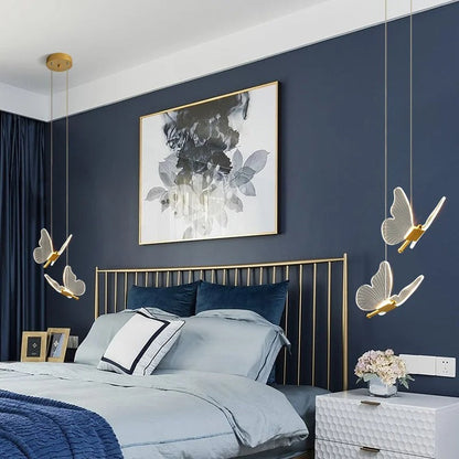 Lampe Suspension Papillon – Luminaire Décoratif Poétique