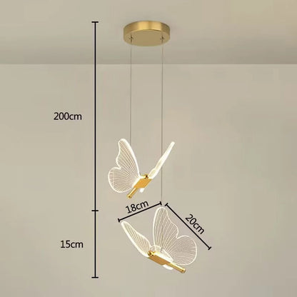 Lampe Suspension Papillon – Luminaire Décoratif Poétique