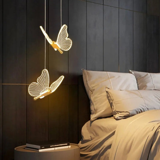 Lampe Suspension Papillon – Luminaire Décoratif Poétique