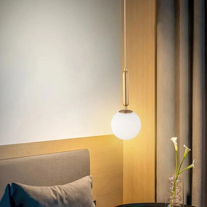Lampe de Chevet Suspendue au Plafond – Dorée ou Noire