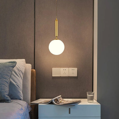 Lampe de Chevet Suspendue au Plafond – Dorée ou Noire