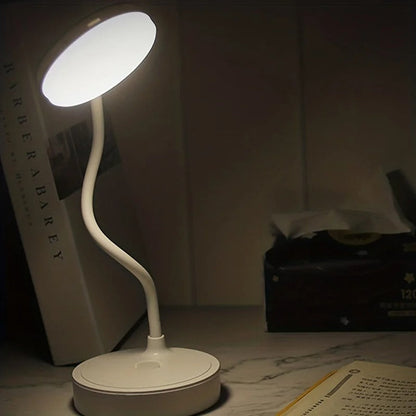 Lampe de Chevet Tactile Flexible – Blanc Mat
